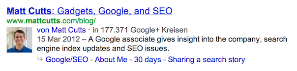 Un esempio di implementazione della Google Authorshiop